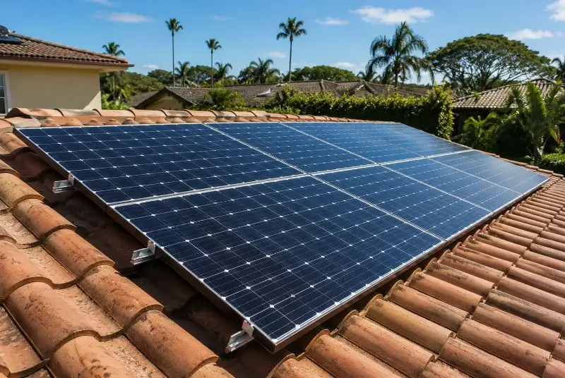 Installation de panneaux solaires à Baigts